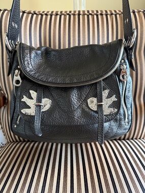 Vintage Y2K Marc by Marc Jacobs Petal to the Metal Natasha/Sasha black w/silver